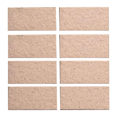 Gạch thẻ ốp tường màu hồng bề mặt sần 45x95mm V5909