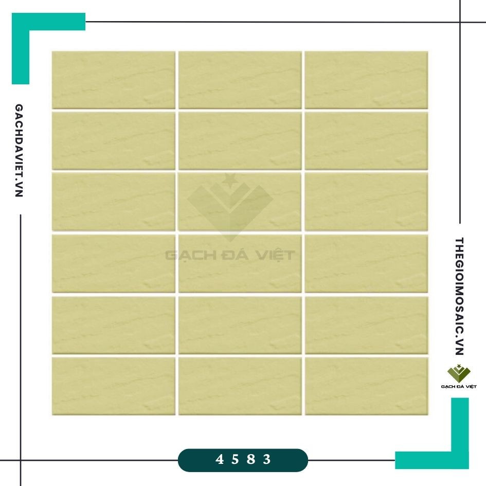 Gạch thẻ ốp tường KT 45x95mm V4583