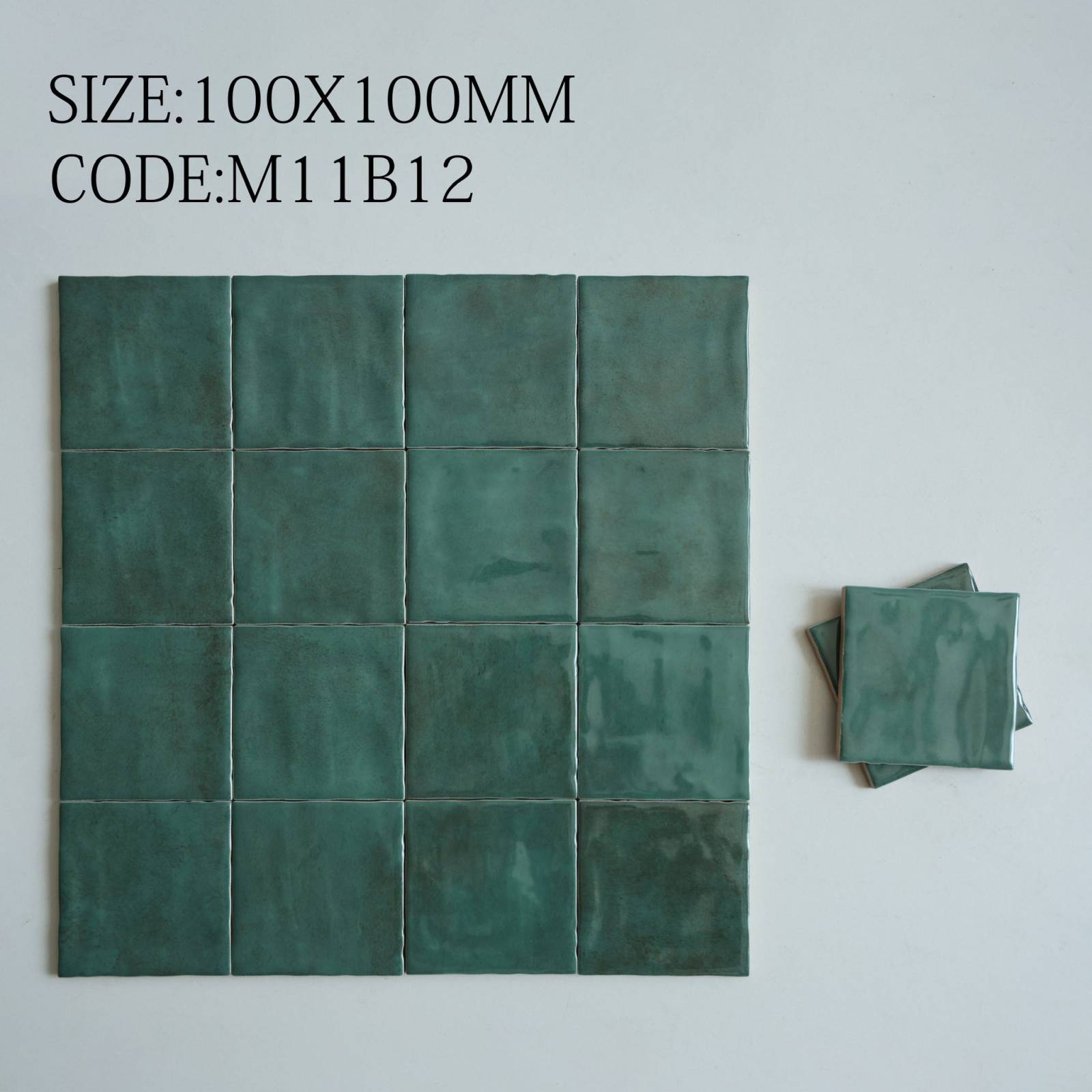 Gạch thẻ trang trí 100x100 Ceramic VGT-11B12