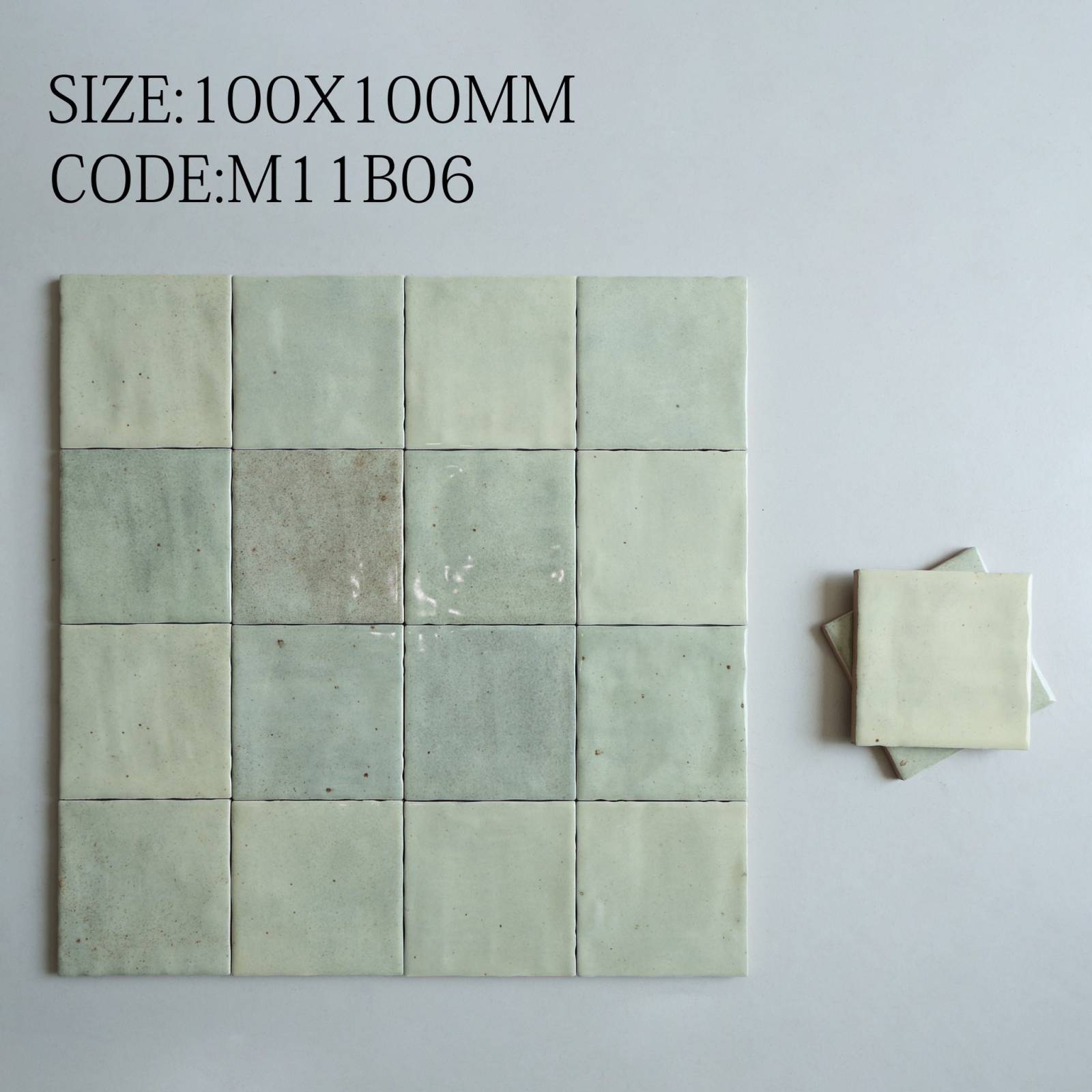 Gạch thẻ trang trí 100x100 Ceramic VGT-11B026