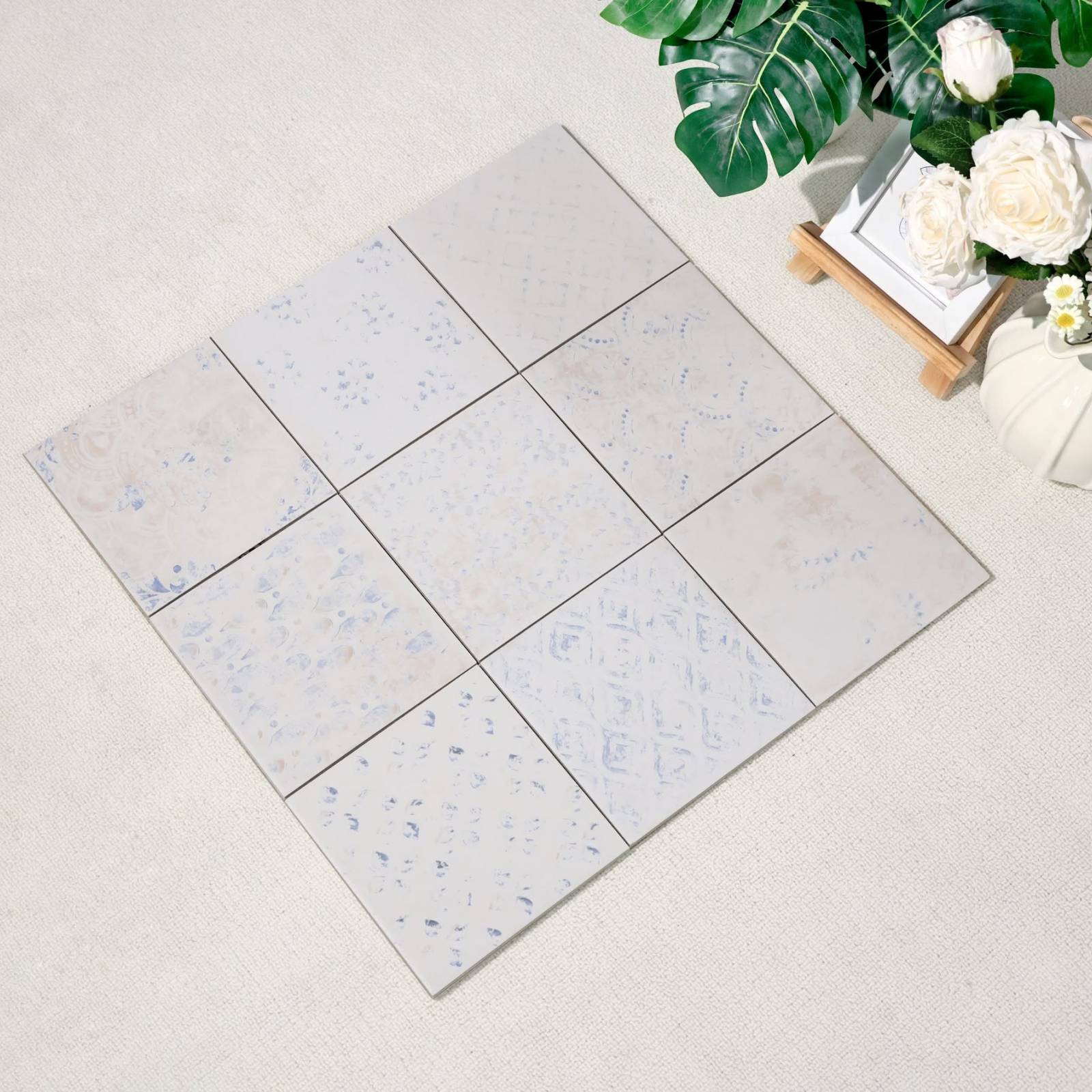 Gạch thẻ trang trí 150X150 Porcelain VGT-MD1515P02-F