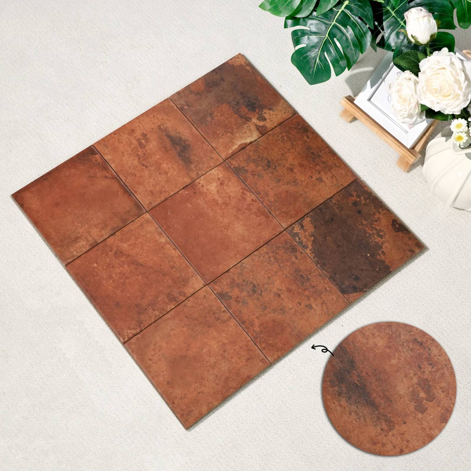 Gạch thẻ trang trí 150X150 Porcelain VGT-MD1515P17