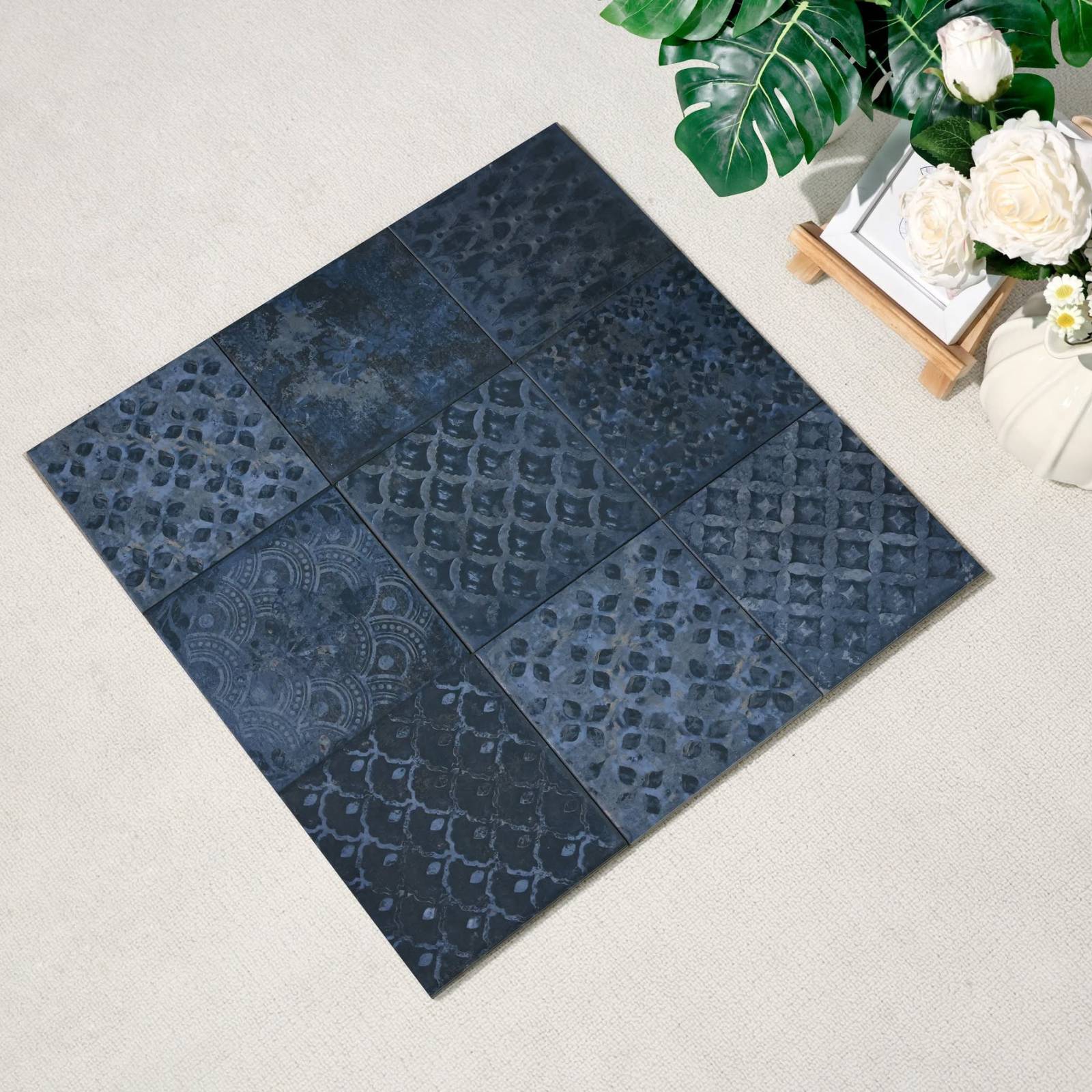 Gạch thẻ trang trí 150X150 Porcelain VGT-MD1515P08-F