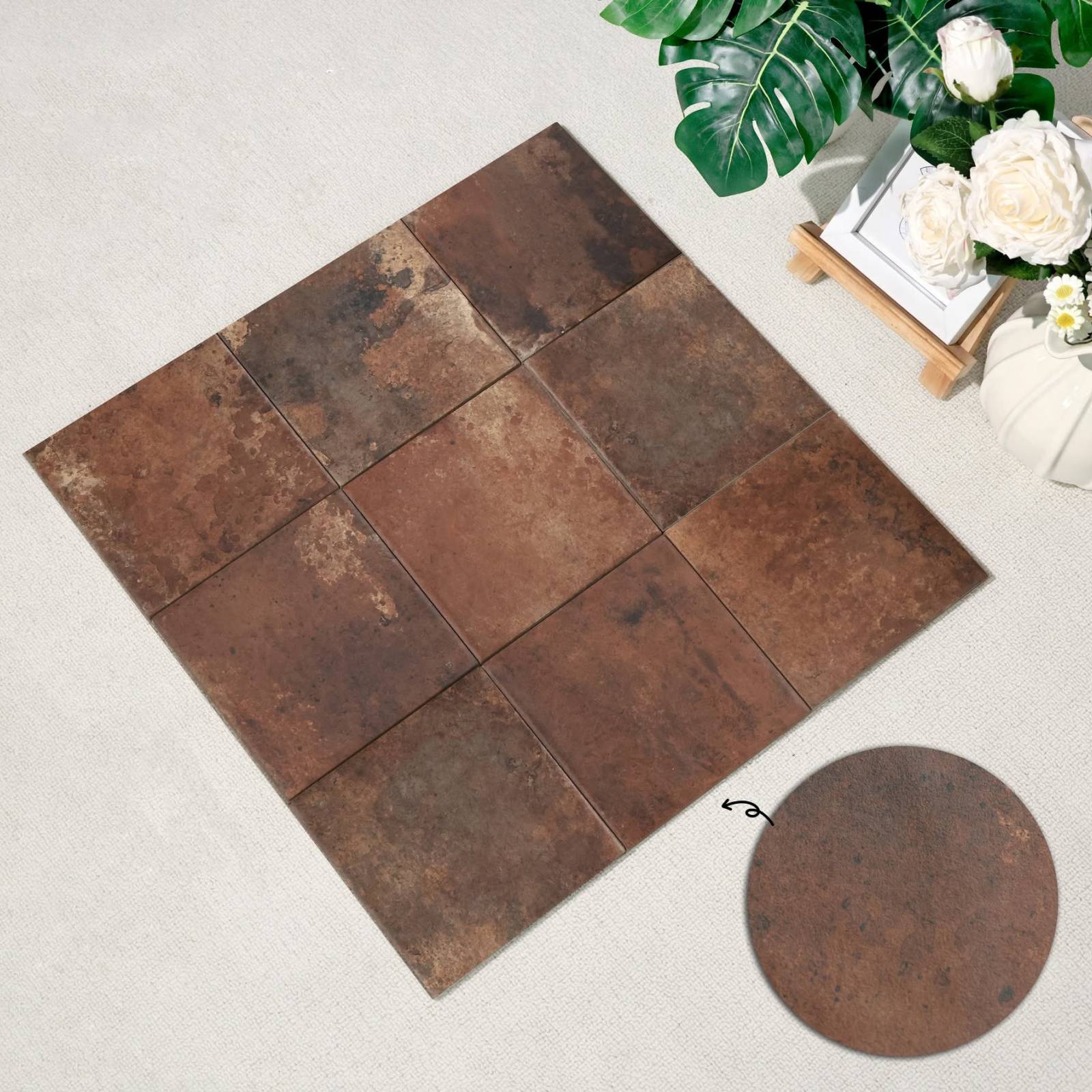 Gạch thẻ trang trí 150X150 Porcelain VGT-MD1515P14