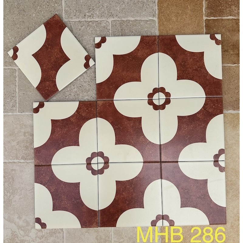 Gạch bông men KT 200x200mm V-MBH 286
