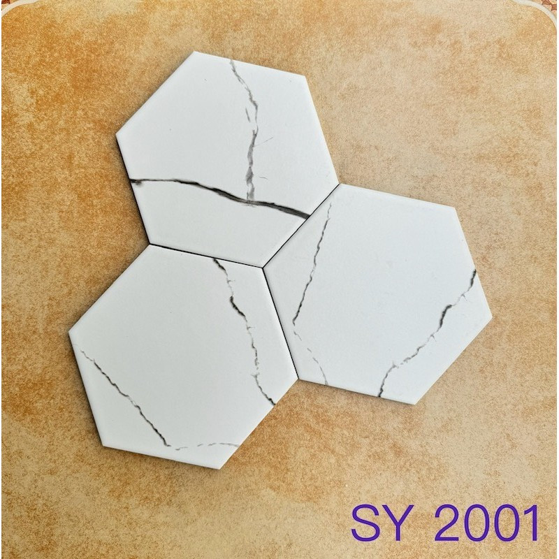 Gạch thẻ lục giác KT : 200x230mm V-SY2001