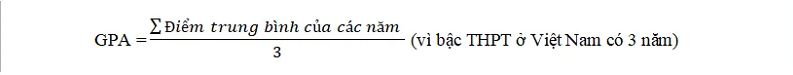 Cách tính điểm GPA cho bạn đang và đã học THPT