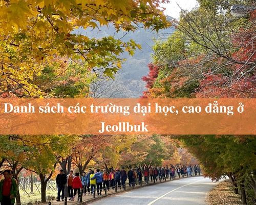 Danh sách các trường đại học, cao đẳng ở Jeollabuk