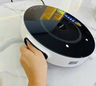 Thay kính bếp đơn tròn full viền giá rẻ