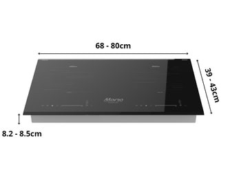 Kích thước bếp từ đôi phổ thông nhất Kích thước bếp từ đôi phổ thông nhất