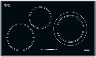 Bếp từ ba vùng nấu Hafele kích thước hình chữ nhật Bếp từ ba vùng nấu Hafele kích thước hình chữ nhật