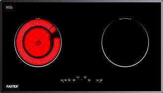 Bếp hồng ngoại faster bề mặt có vòng nấu tròn