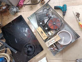 Bếp canzy bị lỗi nên đun lâu sôi cần sửa chữa