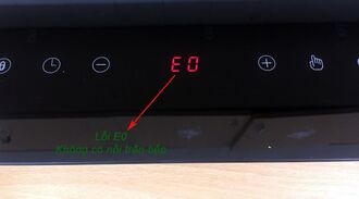 Bếp đơn electrolux lỗi E0 không nhận nồi
