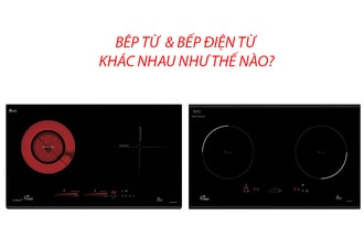 Bếp hồng ngoại thường có vùng nấu màu đỏ Bếp hồng ngoại thường có vùng nấu màu đỏ