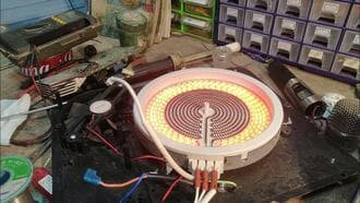 Bếp hồng ngoại đứt mâm không đỏ không nóng