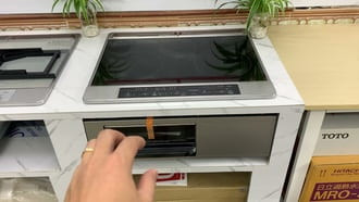 Bếp nhật panasonic thiết kế cố định chắc chắn