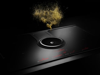 Bếp từ kèm theo hút mùi làm việc rất hiệu quả Bếp từ kèm theo hút mùi làm việc rất hiệu quả