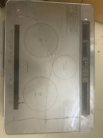 Bếp từ national vỡ kính không nấu được Bếp từ national vỡ kính không nấu được