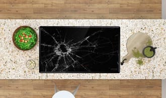 Bếp từ hồng ngoại sunhouse hỏng mặt kính