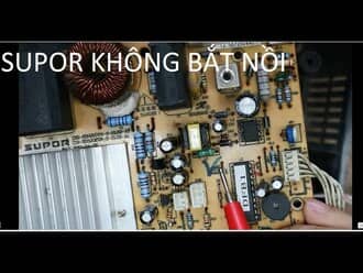 Bếp từ supor không nhận nồi do nước vào