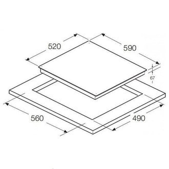 Cần cắt đá chuẩn cho bếp hafele khi lắp đặt
