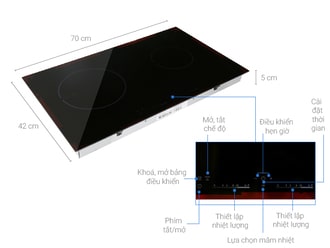 Tìm hiểu và thiết lập các chức năng cho bếp từ