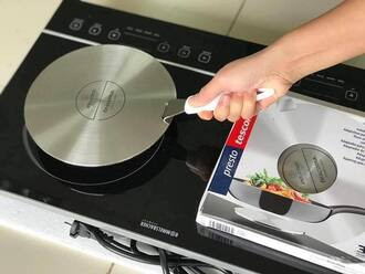 Phải dùng đĩa chuyền nhiệt cho nồi đất không có đáy từ