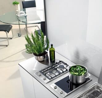 Hình ảnh bếp từ kết hợp với bếp gas gia đình