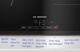 Hướng dẫn sử dụng chế độ của bếp từ bosch Hướng dẫn sử dụng chế độ của bếp từ bosch