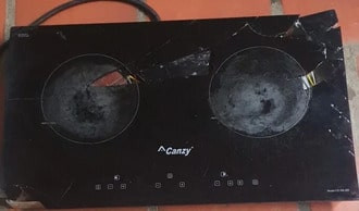 Mặt kính cũ bếp đôi canzy giá rẻ chỉ 1tr2 Mặt kính cũ bếp đôi canzy giá rẻ chỉ 1tr2