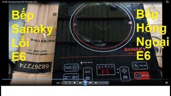 Nguyên nhân khiến bếp hồng ngoại báo lỗi e6