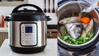 Nồi áp suất kho cá bằng điện