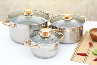 Nồi inox hoàn toàn khác với nồi gang