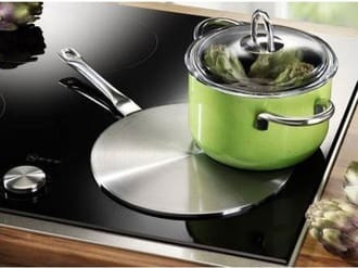Nồi nhôm đun bếp từ phải sử dụng đĩa chuyền nhiệt Nồi nhôm đun bếp từ phải sử dụng đĩa chuyền nhiệt