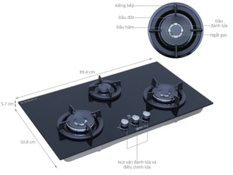 Điển giống và khác nhau của bếp từ bếp gas electrolux