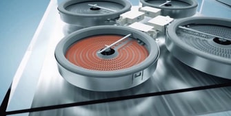 Sửa bếp hồng ngoại Châu Âu đang nấu báo E2