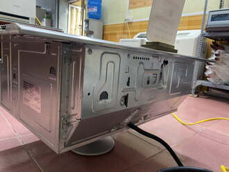 Tháo đi lò nướng bếp panasonic sẽ gây nhiều bụi bẩn