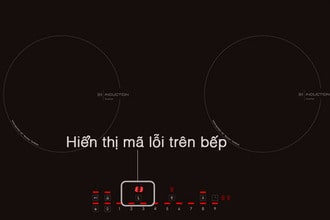 Bếp từ bosch thông báo sự cố trên màn hình Bếp từ bosch thông báo sự cố trên màn hình