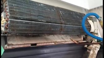 Bảo dưỡng điều hòa ở căn hộ tòa nhà NO1 ngoại giao