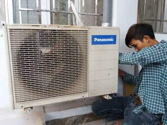 Bảo hành máy panasonic không chạy dàn nóng