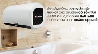 Bình nóng lạnh thiết kế nhỏ gọn hiện đại
