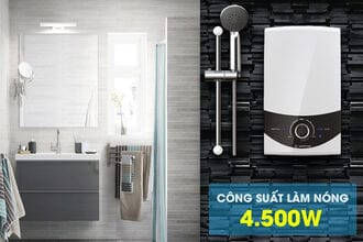 Bình nóng lạnh trực tiếp tiêu tốn nhiều điện năng Bình nóng lạnh trực tiếp tiêu tốn nhiều điện năng
