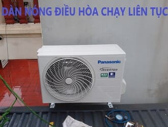 Điều hòa chạy dàn nóng thường rất nóng