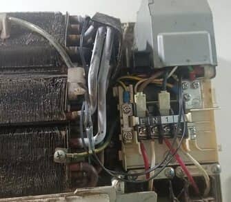 Điều hòa national quá bẩn hiển thị F17 màn hình