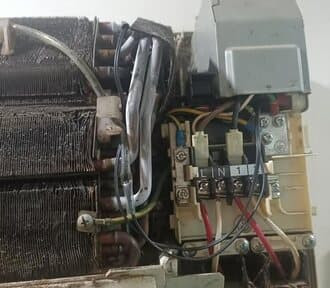 Điều hòa thủng dàn lạnh nên thiếu gas Điều hòa thủng dàn lạnh nên thiếu gas