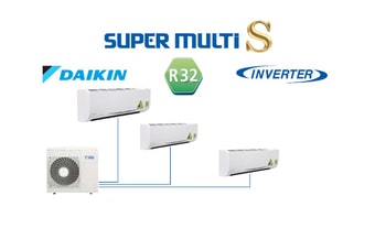 Thực hiện nạp gas R32 cho điều hòa multi daikin Thực hiện nạp gas R32 cho điều hòa multi daikin