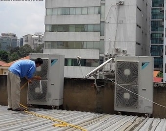 Điều hòa multi daikin thiếu gas chạy kém mát, k mát Điều hòa multi daikin thiếu gas chạy kém mát, k mát