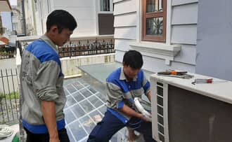 Sửa điều hòa chạy không mát ở phố định công