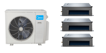 Bổ sung gas R410a cho điều hòa multi midea ống gió Bổ sung gas R410a cho điều hòa multi midea ống gió